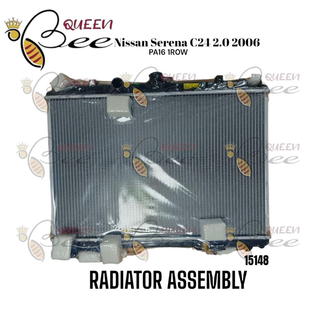 QUEENBEE 15148 Nissan Serena C24 2.0 2006 Radiator Assembly A/T PA16 ...
