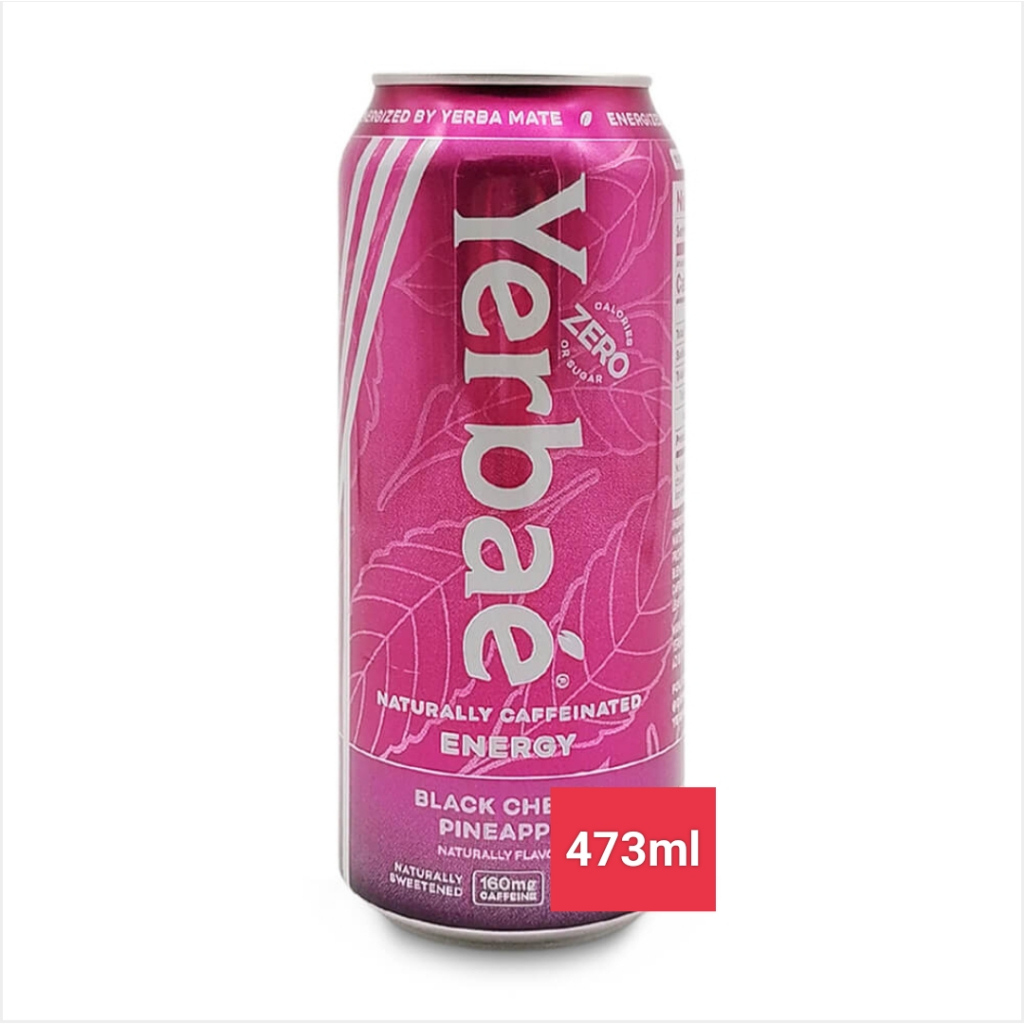 Yerbae Black Cherry Pineapple Energy Drink Zero Sugar 473ml Shopee