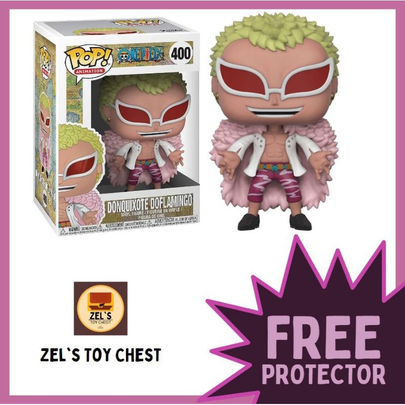 Funko Pop! One Piece Doflamingo with Free Protector [Zel's Toy Chest