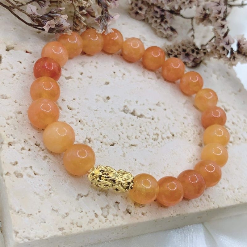 PIYAO 18K REAL GOLD APRICOT COLOR OF THE YEAR 2024 Shopee Philippines