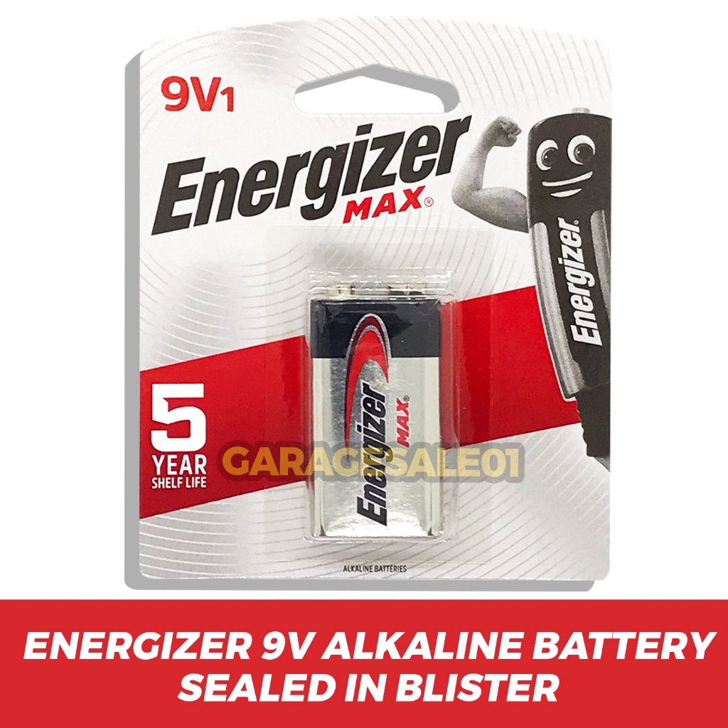⭐ Energizer 9V Battery Energizer Max 9V Alkaline Batteries 522BP1