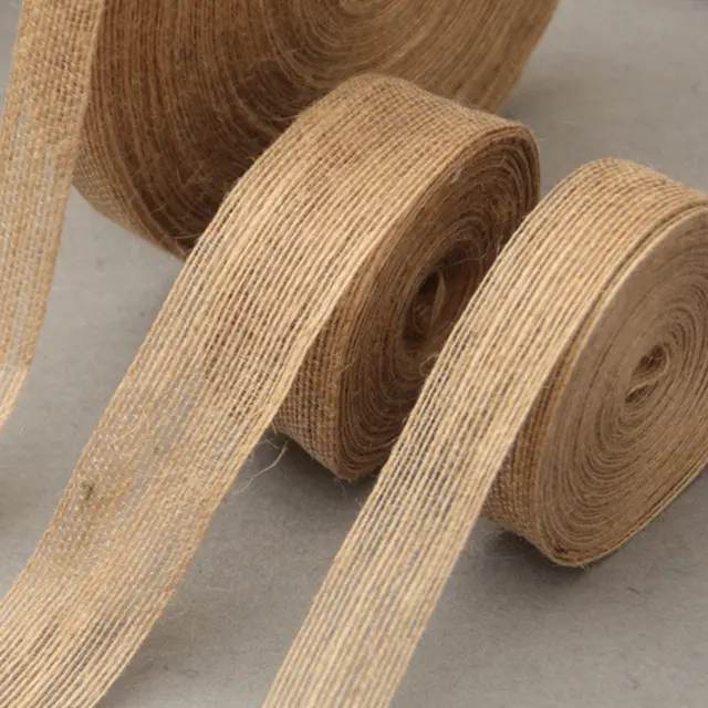 JUTE TWINE RIBBON Natural jute silk (10m) | Shopee Philippines