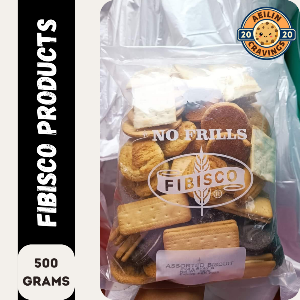 FIBISCO ASSORTED BISCUITS (NO FRILLS) | Shopee Philippines