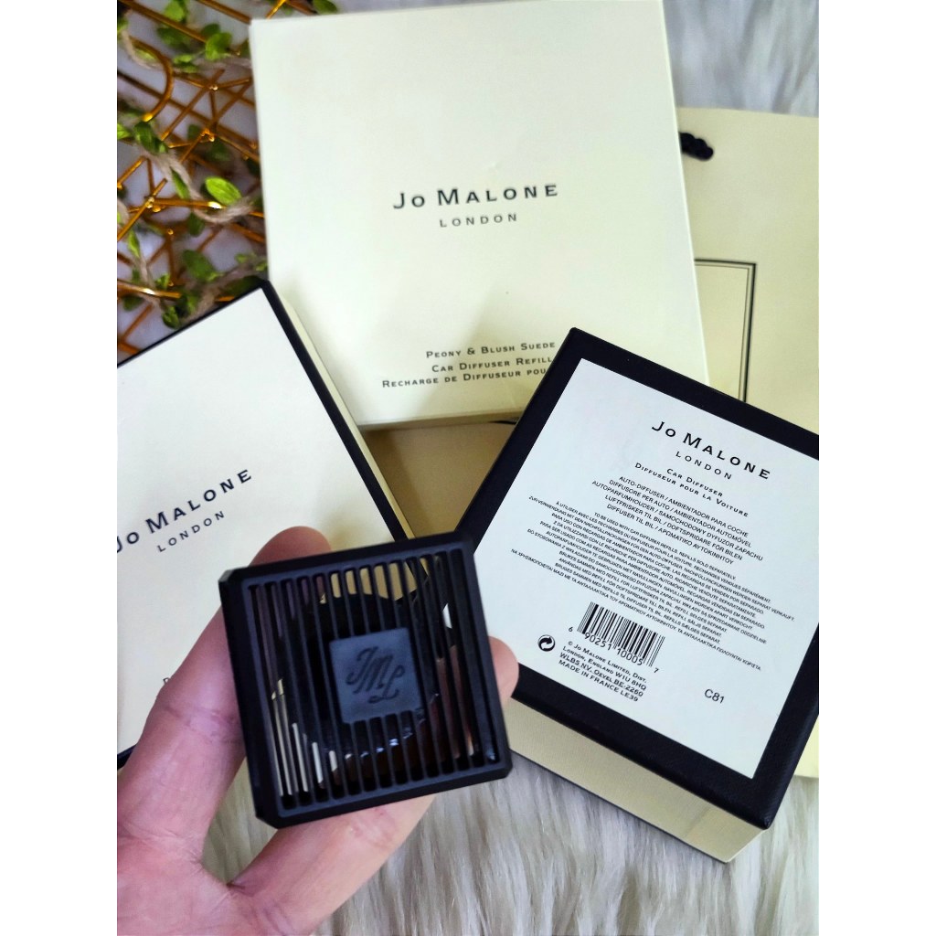 Jo Malone Car Diffuser Set (1 Holder + Peony Blush & Suede Refill