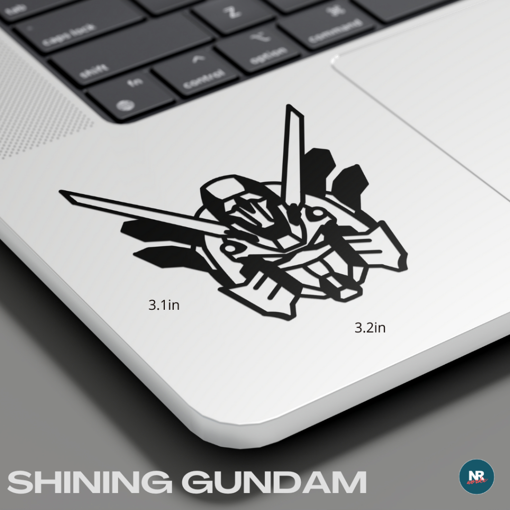 Shining Gundam Vinyl Decal Anime Mecha Mobile Suite Gunpla Sticker ...