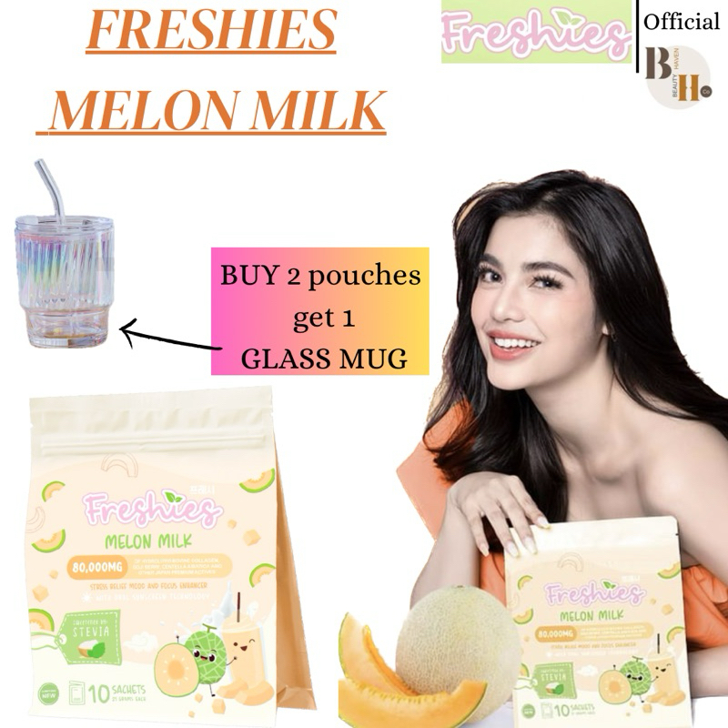 FRESHIES MELON MILK COLLAGEN DRINK WITH ORAL SUNSCREEN TECHNOLOGY 80