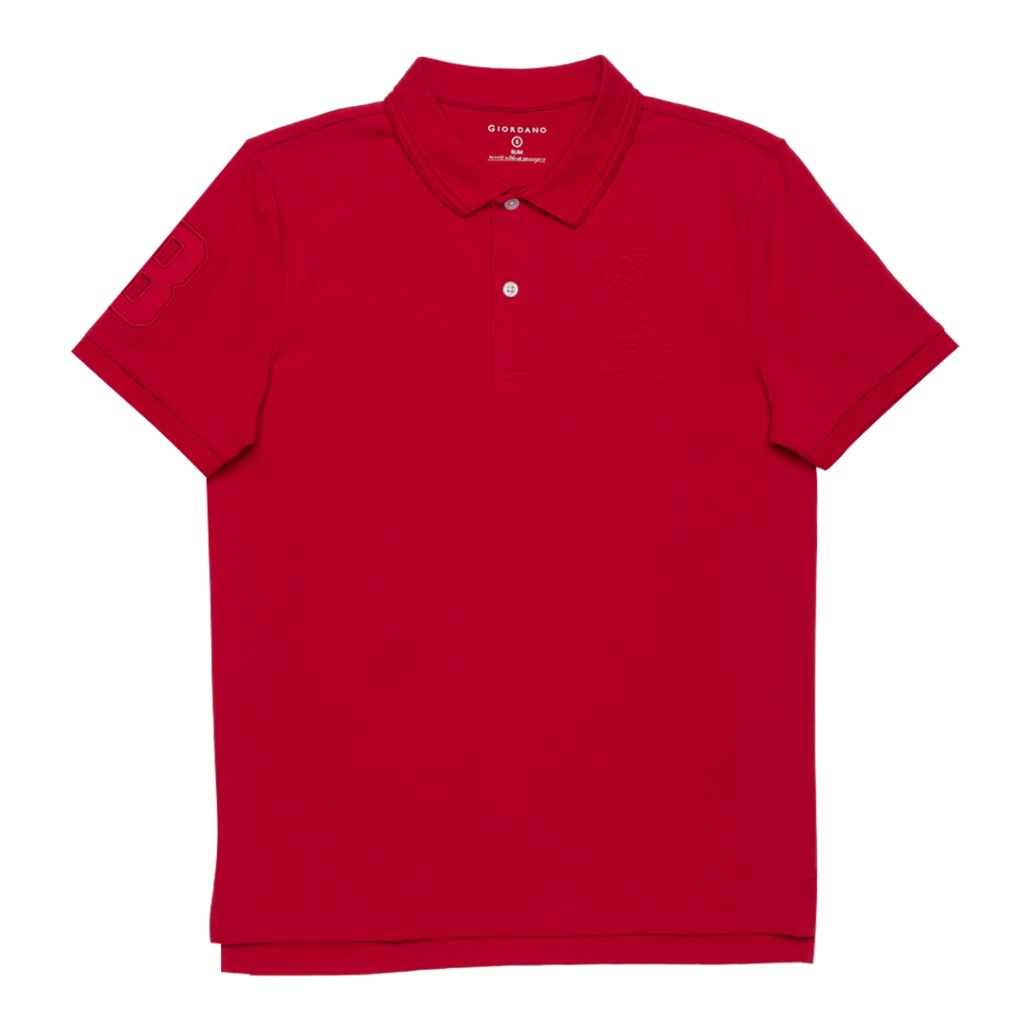 Giordano red polo shirt hotsell