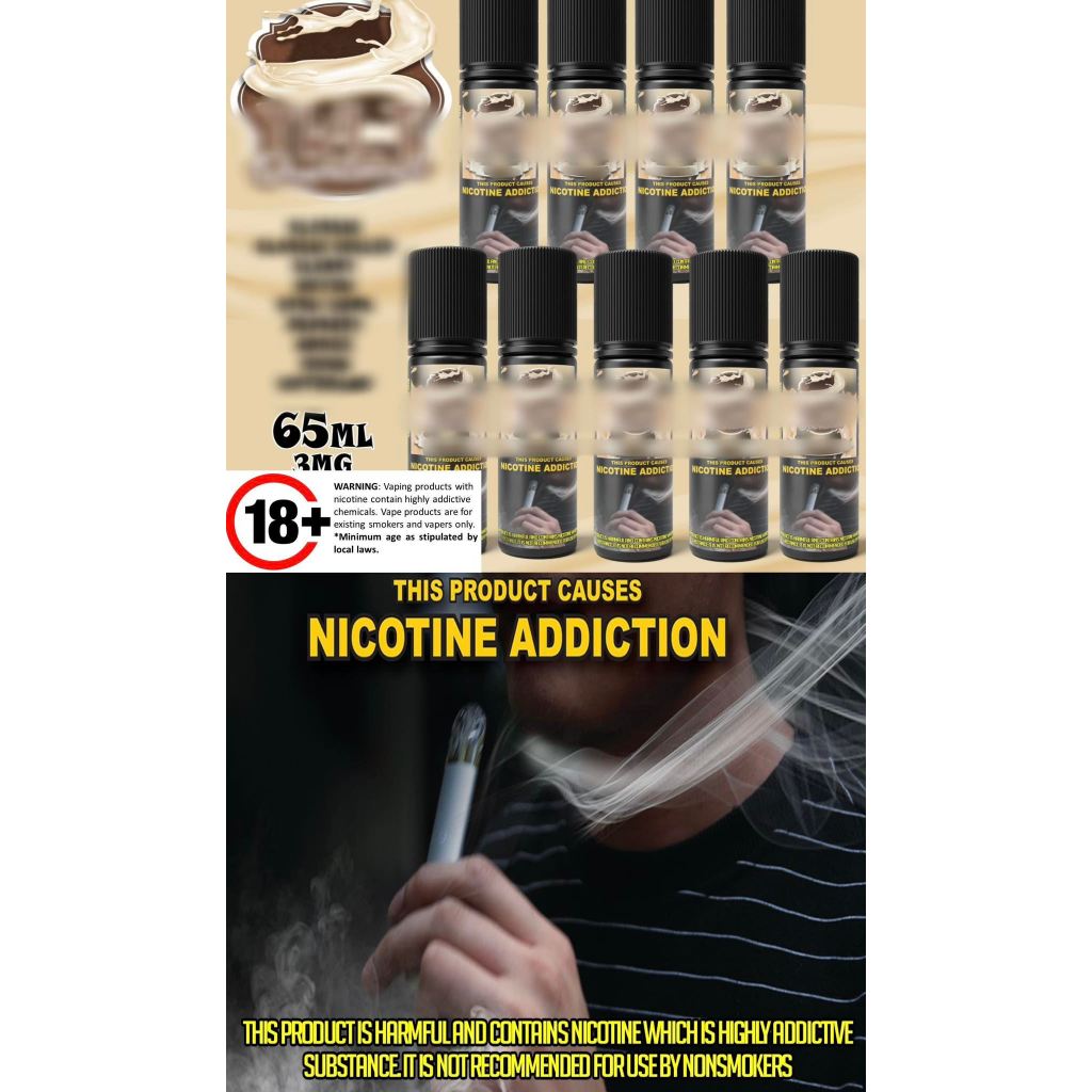 Yklt Overload 65ml Vape Juice 3mg E Liquid Vaping Low Strength Shopee