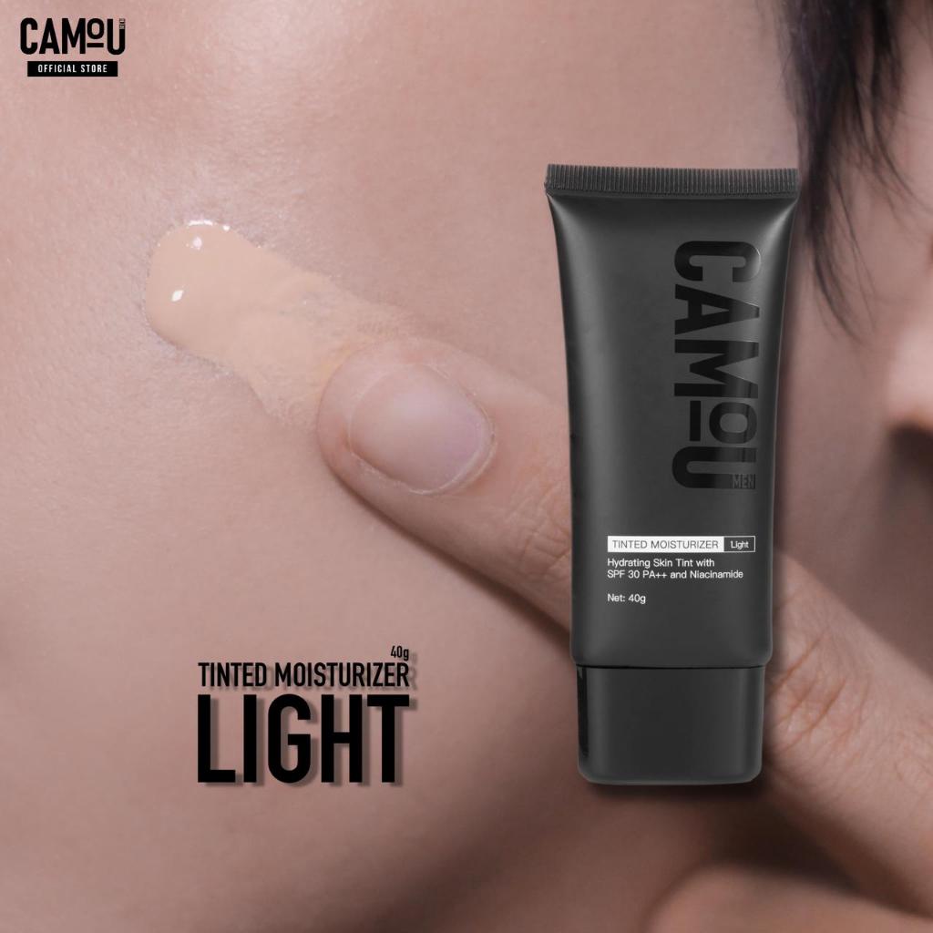 Camou Men's Tinted Moisturizer with SPF 30 VitE and Niacinamide