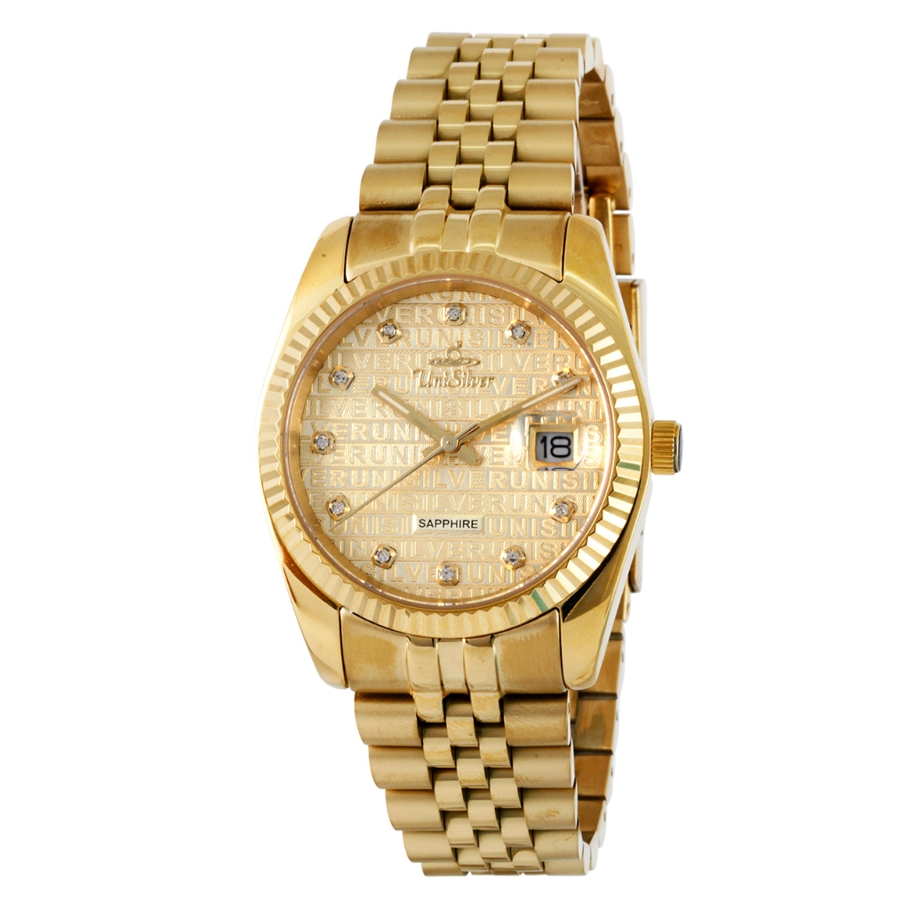 Unisilver gold outlet watch