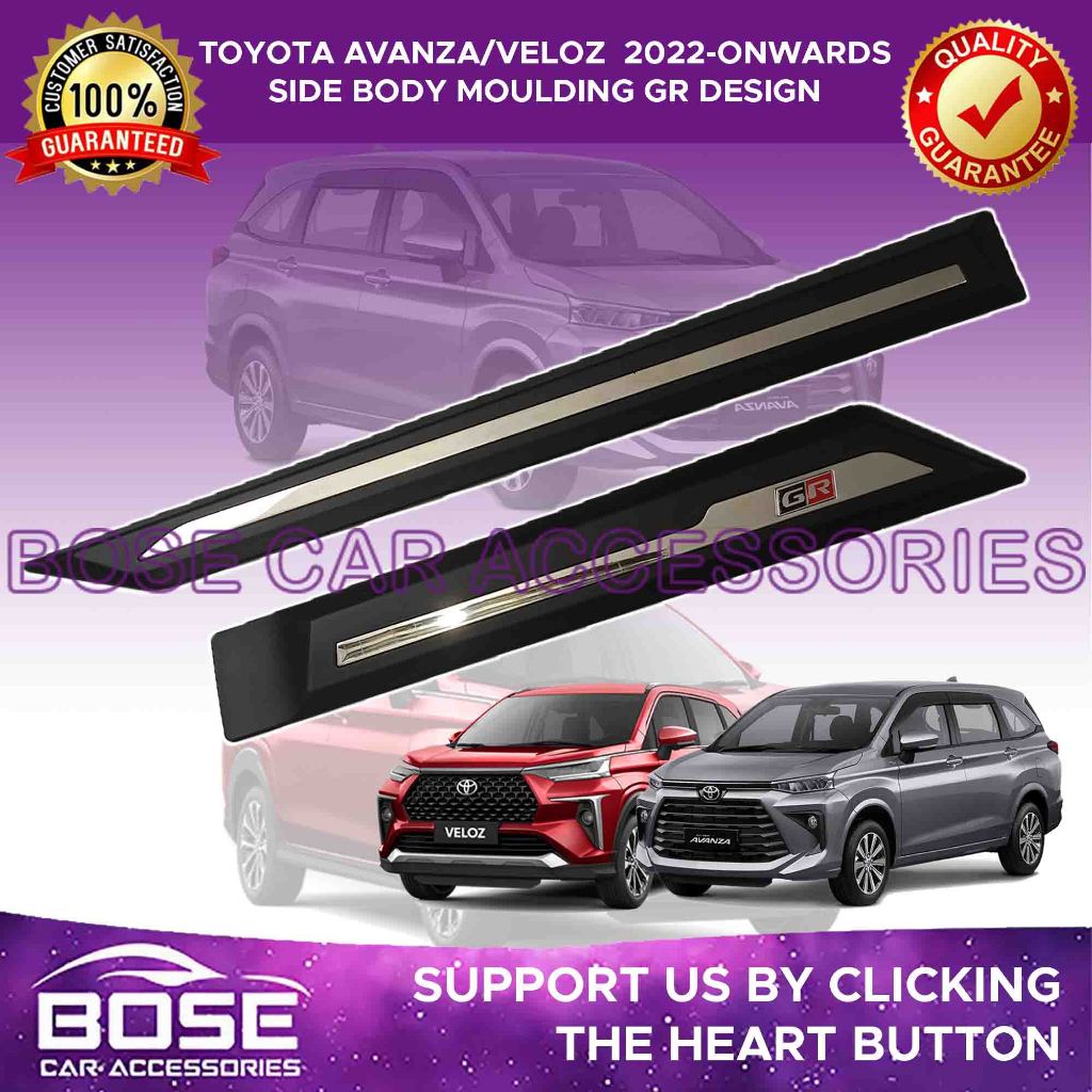 Bodykit Moulding for Toyota Avanza 2022 Onwards Model OEM Side Body