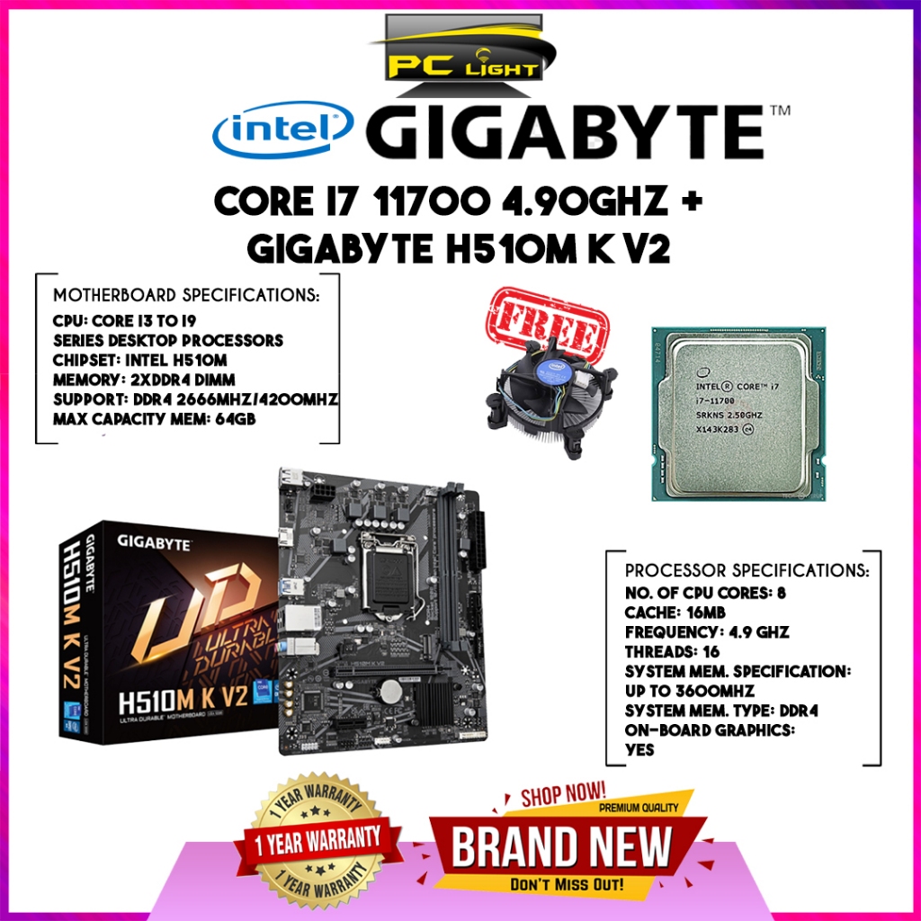  Intel® Core™ i7-11700 Desktop Processor 8 Cores up to