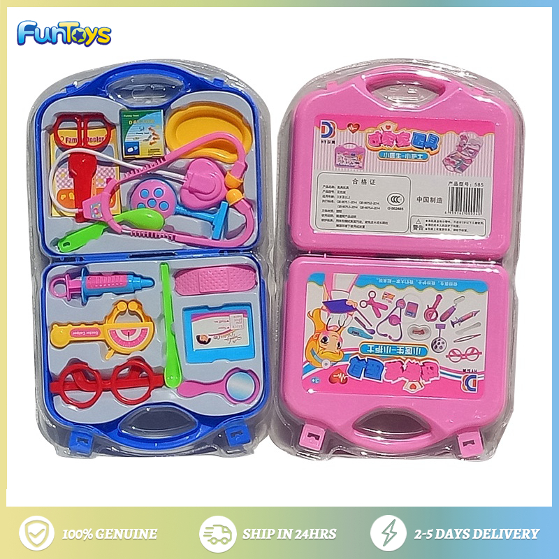 FunToy Doctor Toys Set Simulation Nurse Stethoscope Injection Girl Role ...