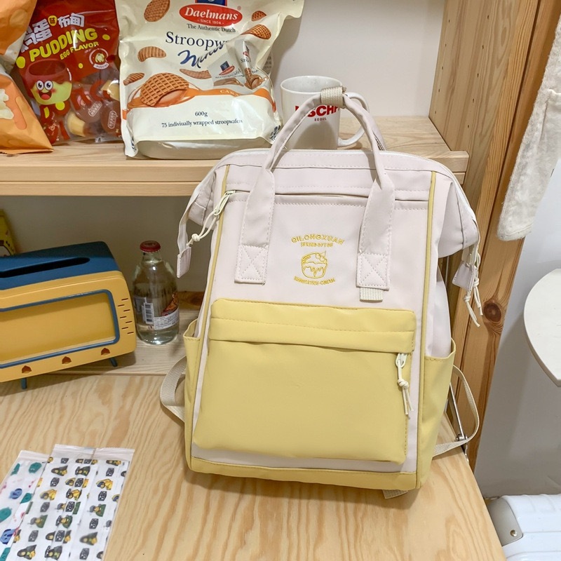 【high-end Mumu】 M620 Quality Nylon Woman Backpack Cute School Bag For 