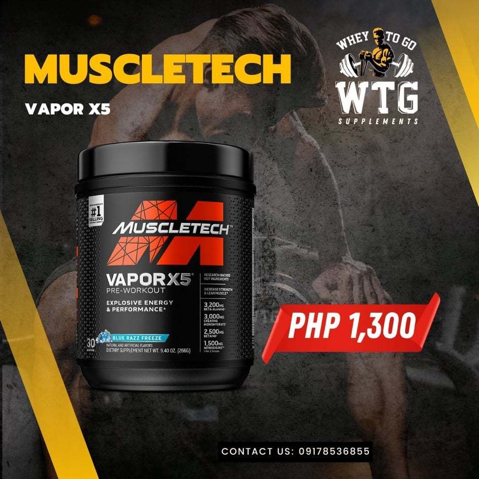 Muscletech Vapor X5 Nextgen Preworkout Shopee Philippines