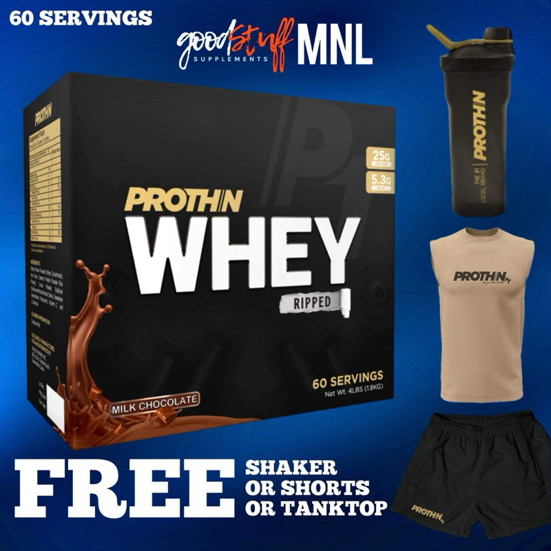 Prothin Whey Ripped | 30, 60, 151 servings | Whey with Fat Burner ...