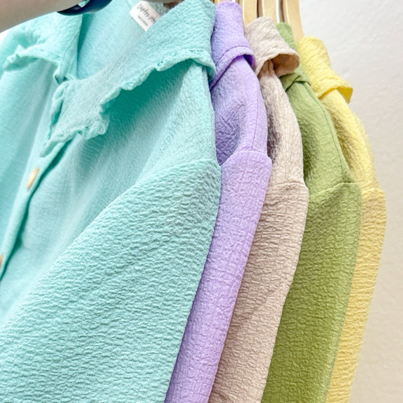 LONG SLEEVE RUFFLED (Pastel Color) Shopee Philippines