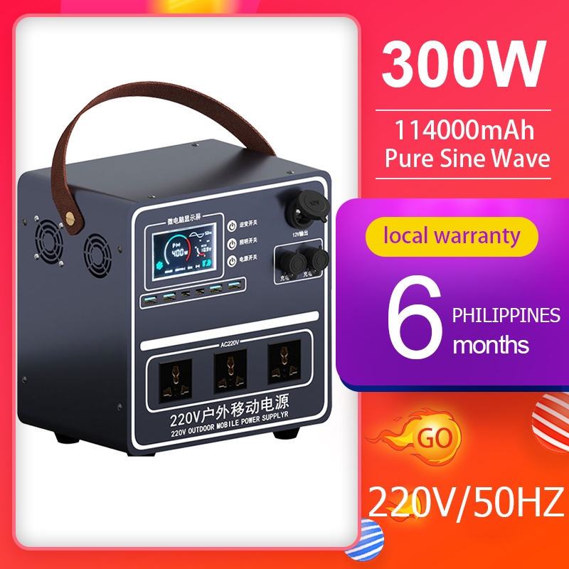 Portable Power Station 300W2000W Portable Solar Generator Outdoor
