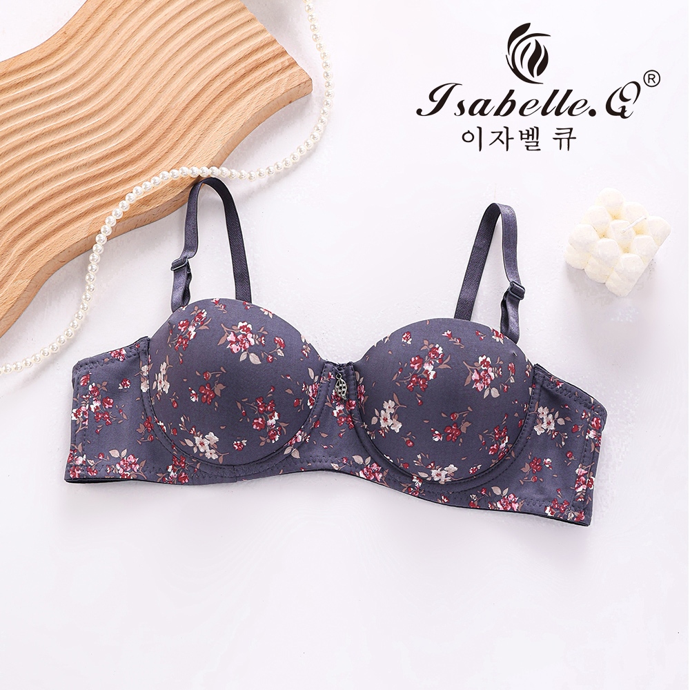 Isabelle.Q Printed & Strapless bra W/ wire bra #ZHH38 | Shopee Philippines