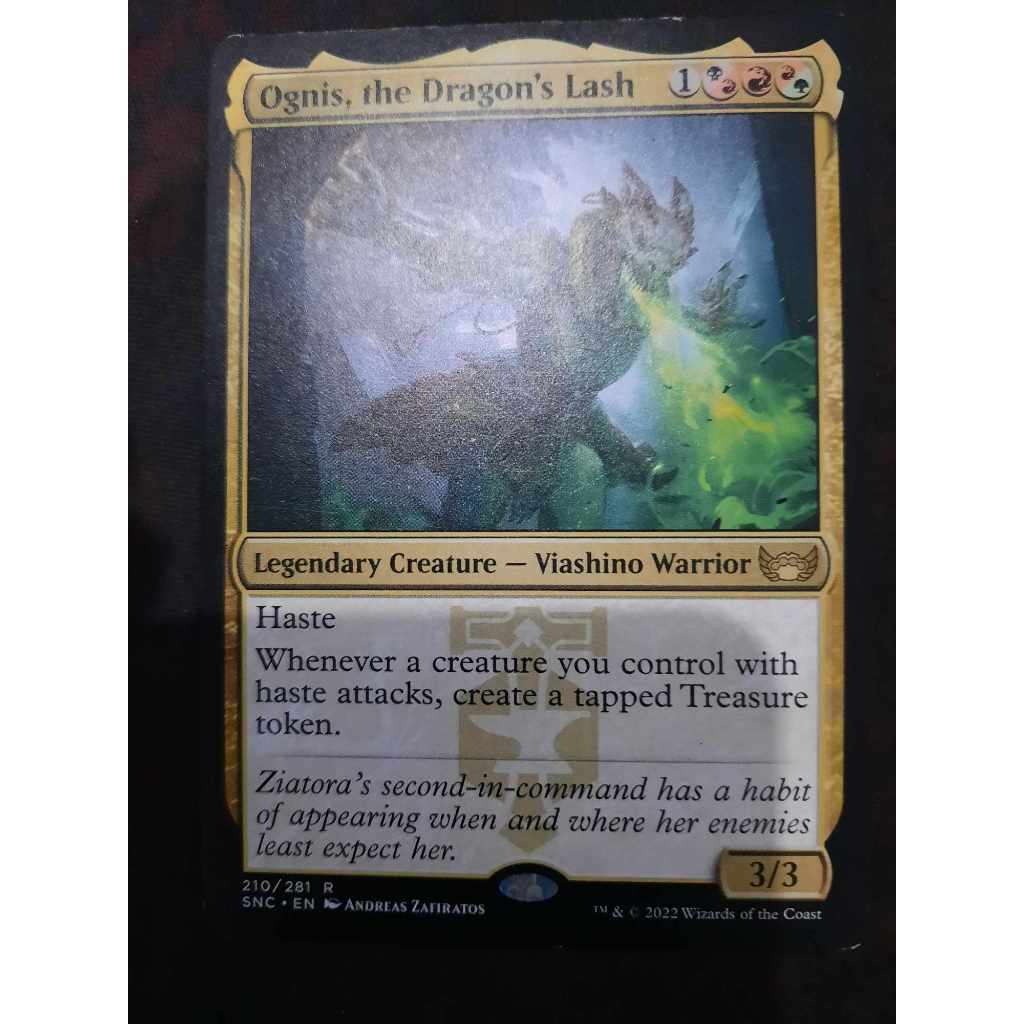 Ognis, the Dragon's Lash ( MTG / Rare / Legendary Creature / SNC ...