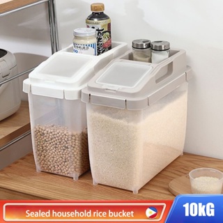 10kg Rice Food Storage Container Kitchen Dispenser Insect-proof W