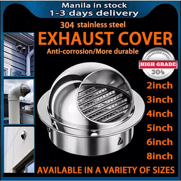 304 Stainless Steel Hood 2 8in Rain Cover Ventilation Vent Breathable   Ph 11134207 7r98q Lokvtr1gbqyt35