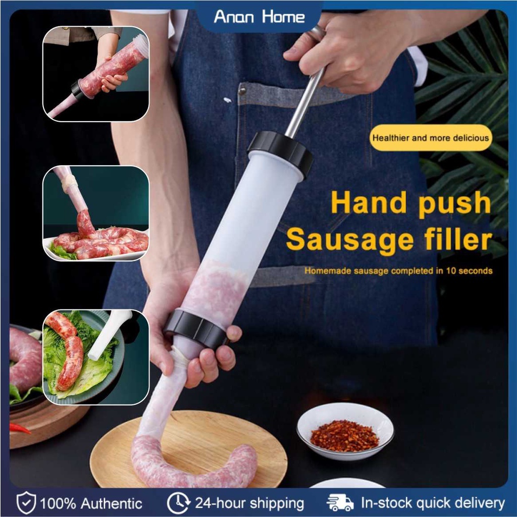 Manual Sausage Longganisa Stuffer Machine Hand Operated Meat Syringe