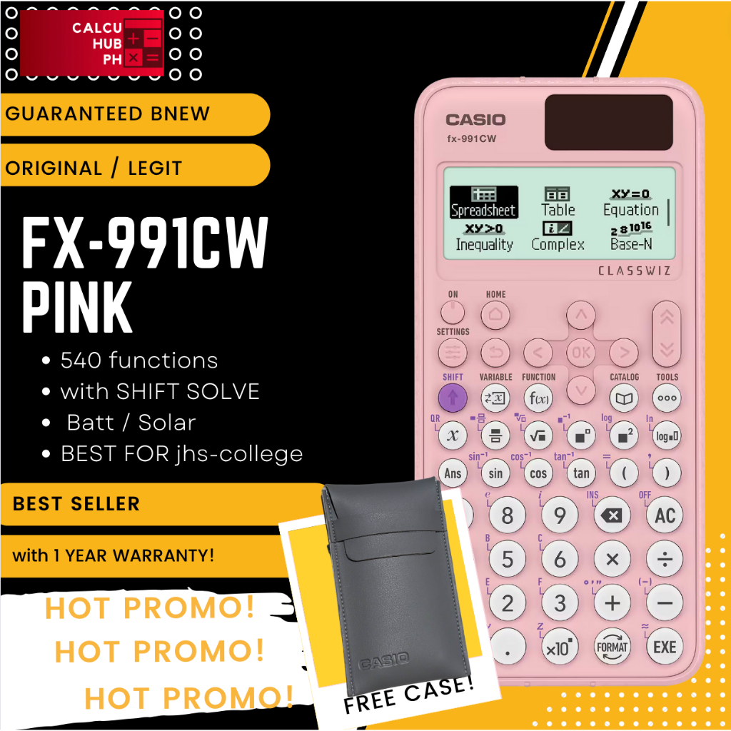 CASIO CLASSWIZ FX991CW SCIENTIFIC CALCULATOR WITH 12 MONTHS WARRANTY
