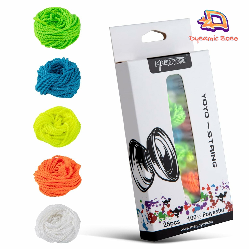 Magicyoyo Original 25 Pack 100 Polyester Professional Yoyo Strings For