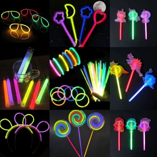 12/15/30/60Pcs LED Light Up Foam Glow Sticks Bulk Colorful RGB