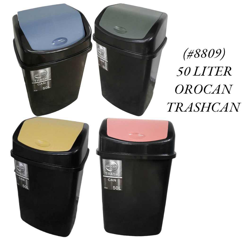 TRASHBIN/BASURAHAN 50 LITERS Trashcan Swing Cover / Waste Disposal