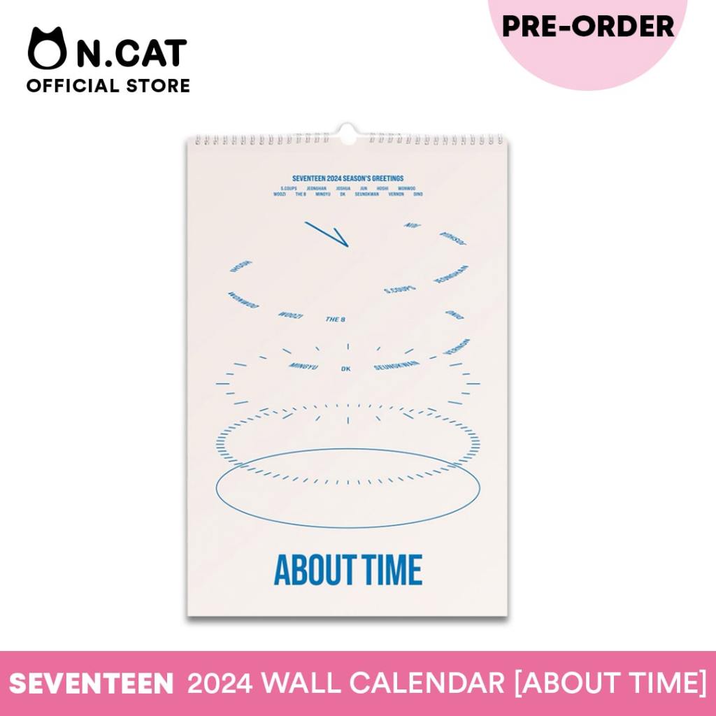 NCAT [PREORDER] SEVENTEEN 2024 WALL CALENDAR [ABOUT TIME] Shopee