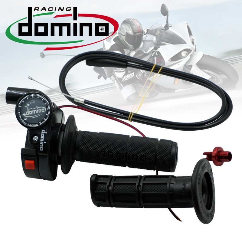 DOMINO 0550.03 Commandos Universal Motorcycle Throttle Control - Made In Italy - 22mm Bars