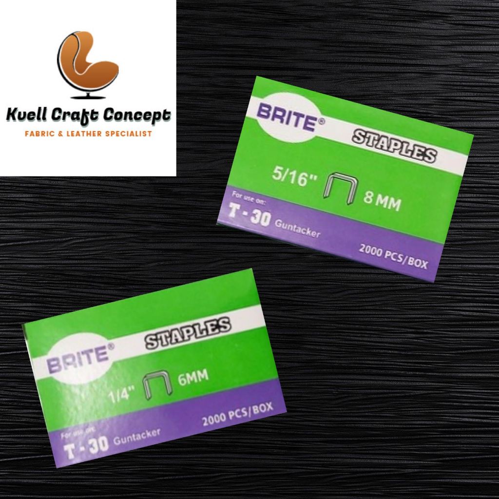 Brite Gun Tacker Staple Wire T30 for Upholstery Shopee Philippines