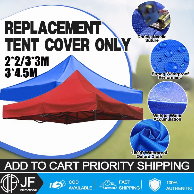 Tent Cover Replacement Camping Outdoor Tent Top Cover Waterproof Tent ...