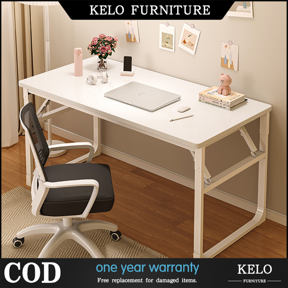 Foldable Table Computer Study Desk Portable Table Folding Office Desk