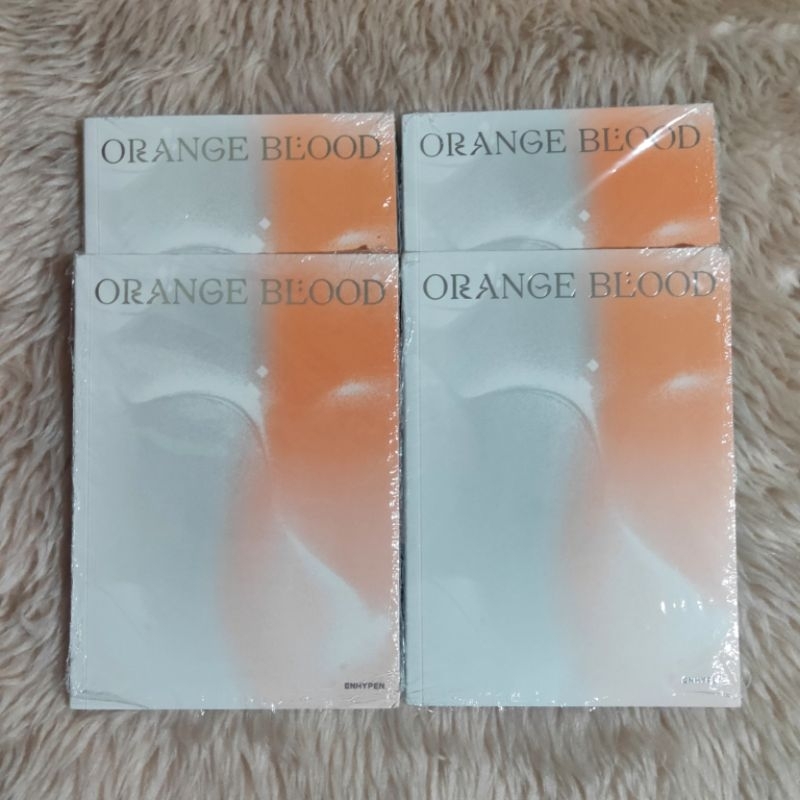 ENHYPEN ORANGE BLOOD UNSEALED ALBUM | Shopee Philippines