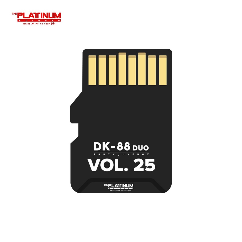 Platinum Karaoke Volume 25 SD Card for KS100 Mini Box/KS10 Mini SD/DK88