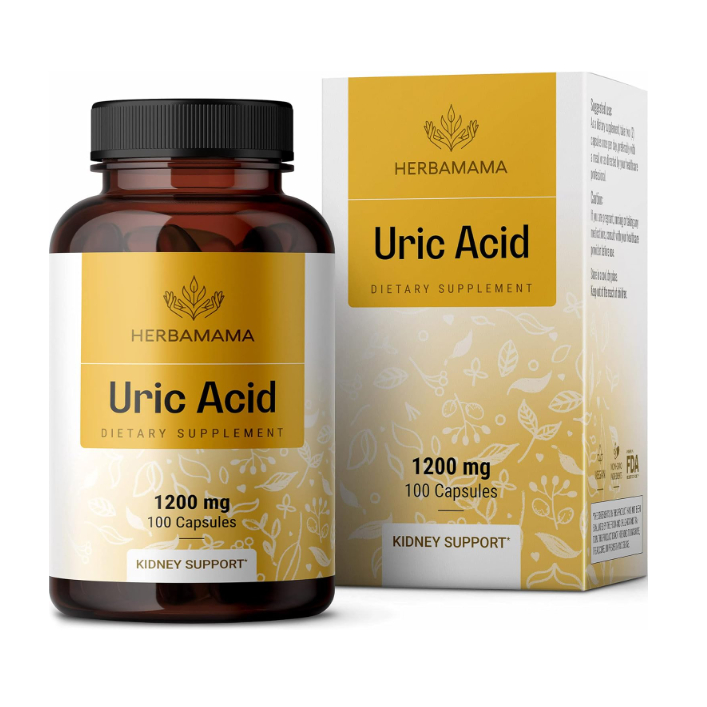 1,200 mg Uric Acid Support Supplement Kidney & Liver Cleanse with 7