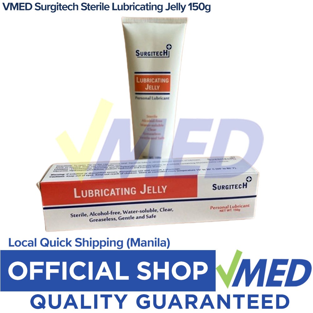 VMED Surgitech Sterile Lubricating Jelly 150g Shopee Philippines