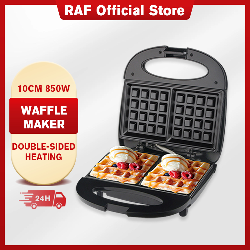 RAF Waffle Maker Easy Clean Non-Stick Electric Breakfast Machine ...