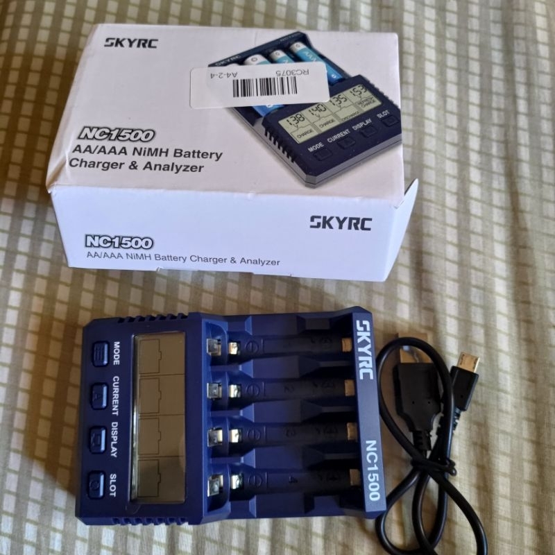 SKYRC NC1500 AA/AAA NiHM Battery Charger & Analyzer Brandnew | Shopee ...