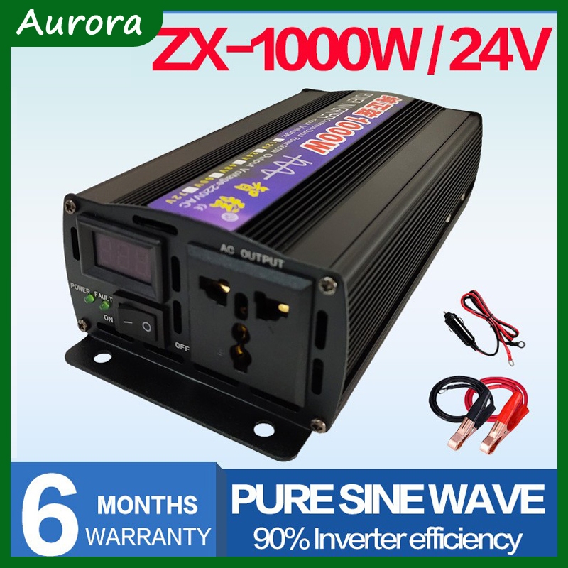 Pure Sine Wave Car Power Inverter - 2000W, 12V DC To 110V AC, With USB Port & Cooling Fan - View #2