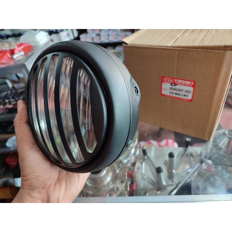 Cafe Racer Headlight Universal (Yasaki) Shopee Philippines