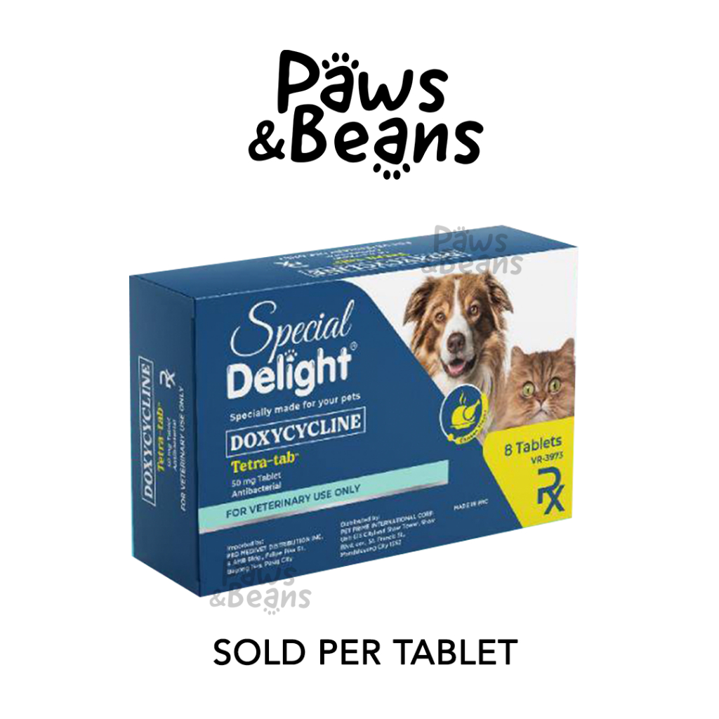 Special Delight Tetra Tab For Pets Tetratab 50mg Tablet Chicken Flavor