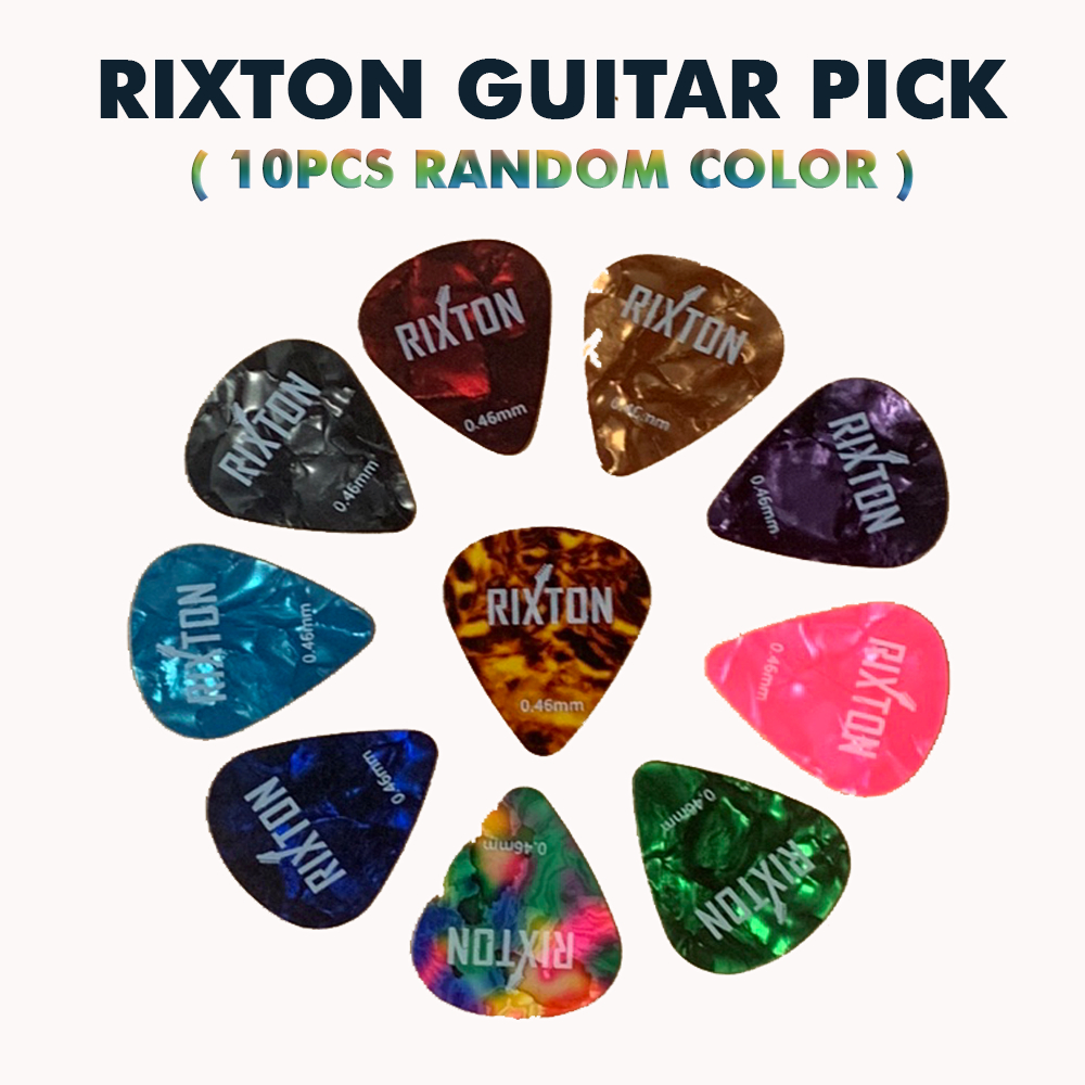 RIXTON Guitar Random Picks Plectrum Celluloid Electric Smooth Guitar ...