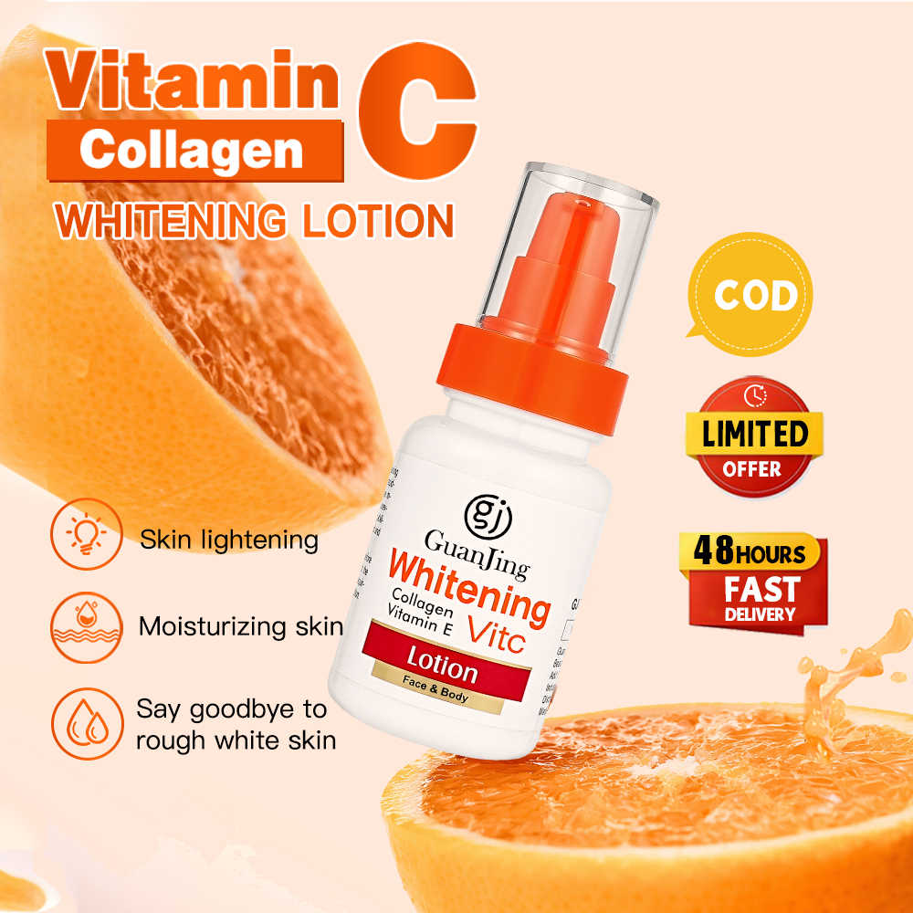 GUANJING Vitamin C Face Lotion Collagen Whitening Skin Care Body Lotion