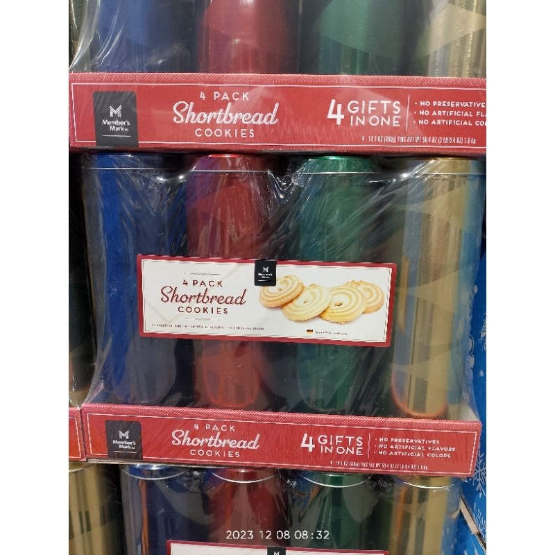 MEMBERS MARK SHORTBREAD COOKIES 4X14.1Z 1.6KG Shopee Philippines