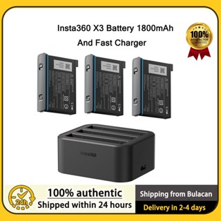 Insta360 X3 Battery And Fast Charger Hub For Insta 360 ONE X 3 Original  Power Accessories