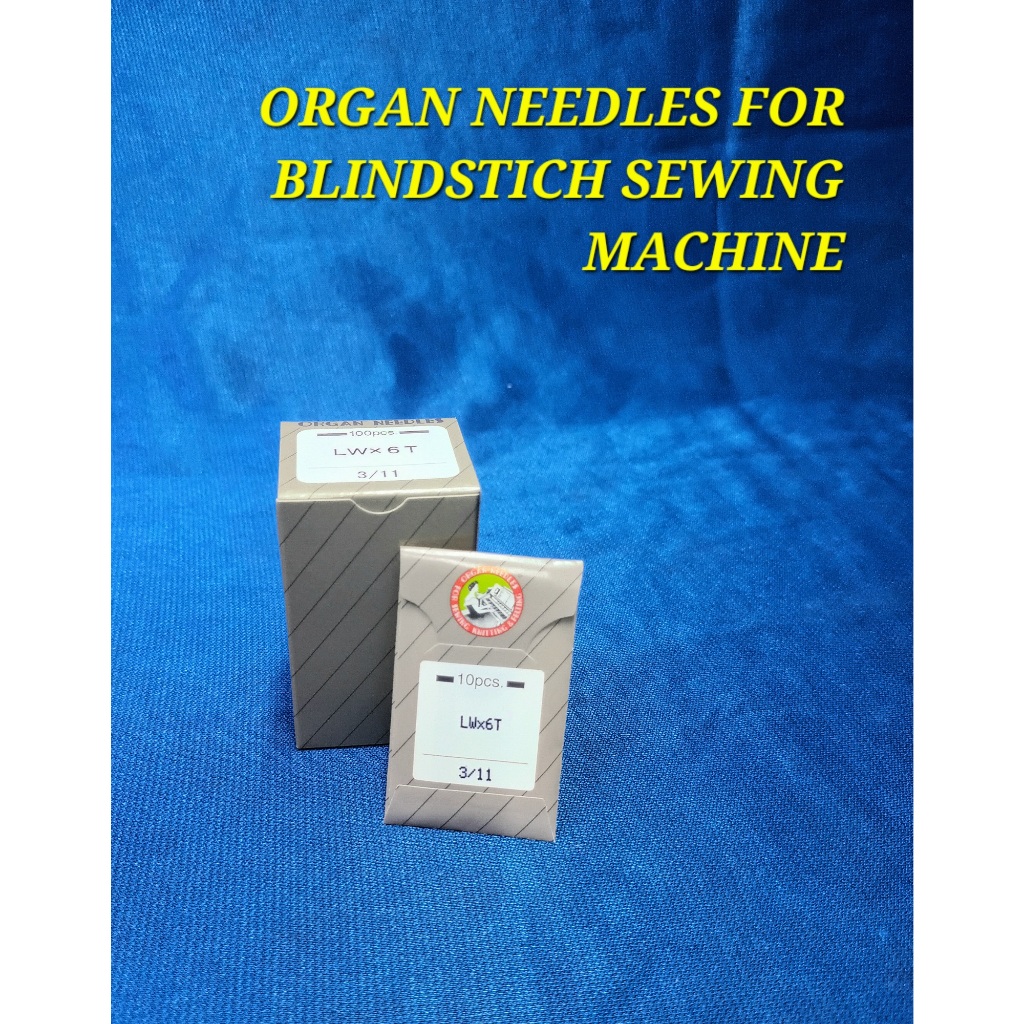 NEEDLES LWX6T 8, 9, 11, 14 FOR BLINDSTITCH INDUSTRIAL SEWING MACHINE (SOLD PER